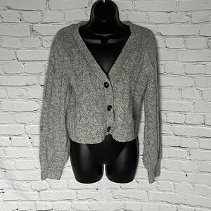Sincerely Jules Heather Gray Cardigan